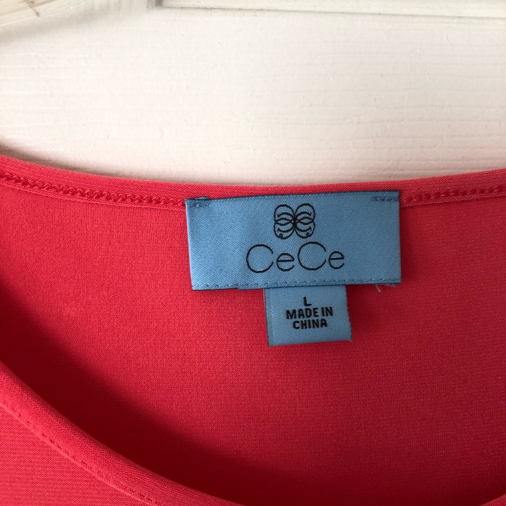 CeCe coral top - Picture 2 of 5